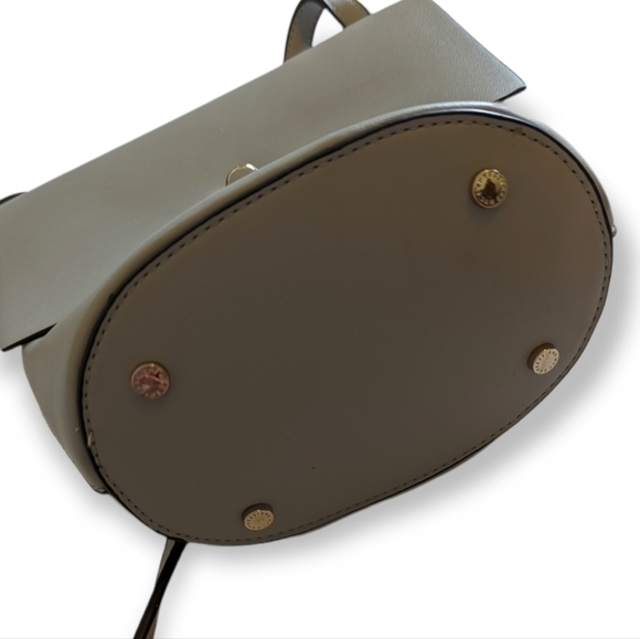 Expressions NYC vegan leather gray crossbody purse bag - Picture 3 of 5